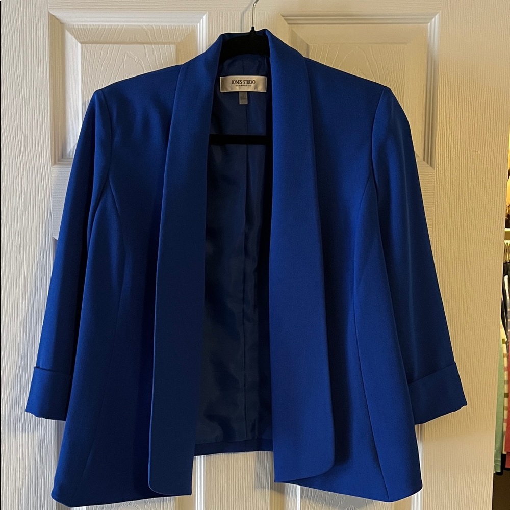 Jones Studio royal blue blazer